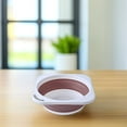 thumbnail image 2 of LEEYNEER Portable Sink Wash Basin Pink TPR  Kitchen Use 1Set, 2 of 7