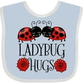 thumbnail image 3 of Inktastic Ladybug Hugs Cute Pair of Ladybugs Boys or Girls Baby Bib, 3 of 4