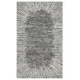 thumbnail image 2 of SAFAVIEH Abstract Frieda Radiate Area Rug, Black/Ivory, 3' x 5', 2 of 11
