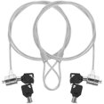 thumbnail image 1 of 2 Sets Laptop Locking Cable Keyed Cable Lock Security Hardware Cable Lock, 1 of 2
