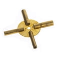 thumbnail image 3 of Universal Tool Antique Grandfather Brass Clock Key 4 Prongs - Odd Numbers, 3 of 6