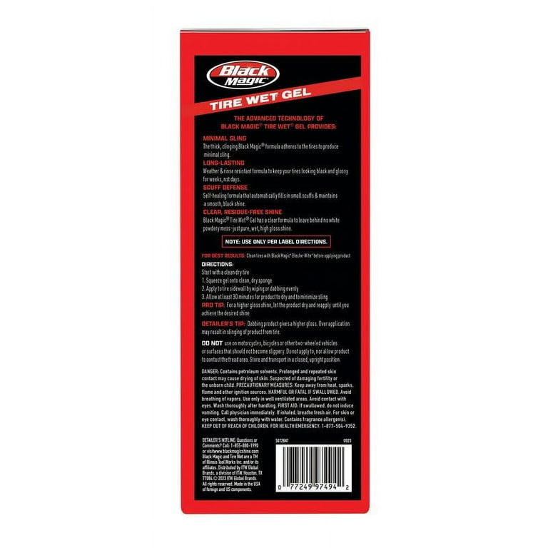 BlackMagic Titanium Tire Wet Gel, 16 oz (2-Pack) photo 3