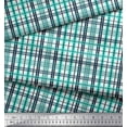 thumbnail image 3 of Soimoi Rayon Fabric Window Pane Check Fabric Prints By Yard 42 Inch Wide, 3 of 3