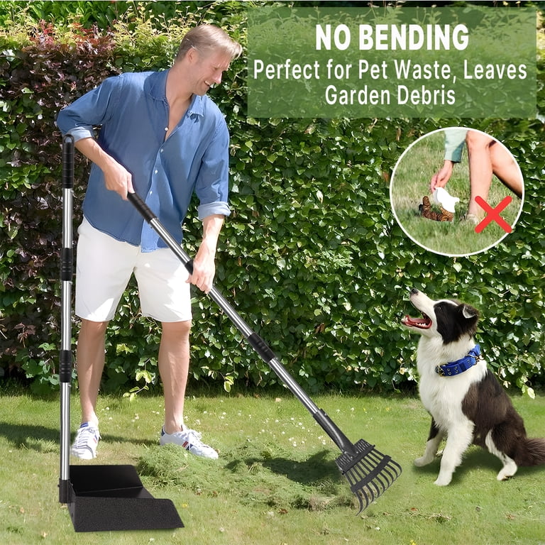 Zalalova Large Pooper Scooper for Dogs with Extended Handle photo 5