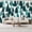 Color 4, variant on Evergreen Pine Tree abstract Dark Teal Turquoise Silhouette Forest Peel and Stick Wall Murals 69"H x 96"W Removable PVC Wallpaper Self-Adhesive Wall Paintings for Bedroom Living Room