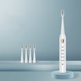 thumbnail image 5 of HARPI Premium White Toothbrush Toothbrush With 4 Brush Heads 5 Cleaning Modes Water Proofing IPX7 Water Proofing Toothbrush Newly., 5 of 8