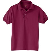 Hanes Boys School Uniform Lightweight Comfortblend EcoSmart Jersey Polo (Little Boys & Big Boys)