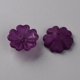 thumbnail image 2 of Transparent Frosted Acrylic Bead Caps 5-Petal Flower Dark Orchid 16.5x6mm Hole: 1.6mm about 959pcs/500g, 2 of 6