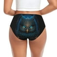 thumbnail image 3 of Womens Underwear - Abstract Blue Owl No Show Seamless Underwear for Women, Stretch Women's Panties, Hipster Soft Comfort Ladies Panties Bikini Underwear Briefs, 3 of 6