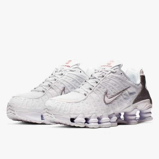 Nike Shox TL Shoes 'White/Metallic Silver' (AV3595-100