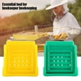 thumbnail image 3 of European-Style Bee Hive Ventilation Window - Durable ABS Plastic Beehive Vent Cover, Multi-Functional Entrance Disc for Optimal Airflow & Rodent Protection, Easy Install Beekeeping Tool, 3 of 3