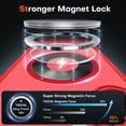 thumbnail image 3 of PYYAN-Magnetic for 16 Red Case, Upgraded Full Camera Protection, Compatible with Magsafe, Drop Protection, Translucent Matte Back Bumper Phone Cover 6.1-Inch (Red), 3 of 3