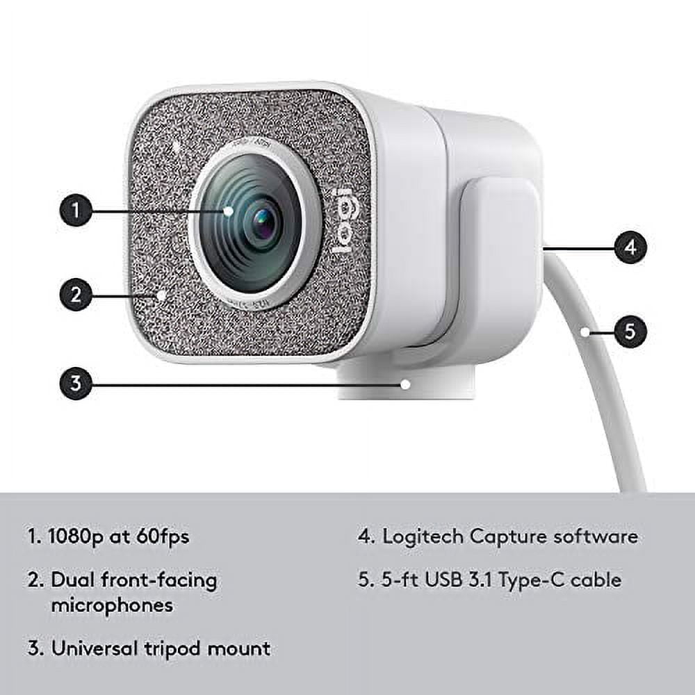 Logitech StreamCam Plus - Full HD Webcam with USB-C for Live