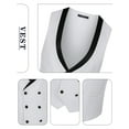 thumbnail image 3 of Beauty-Emily Men’s 3-Piece Luxury Rhinestone Suit, Slim Fit Single-Breasted Blazer, Vest & Pants Set, Formal Attire for Prom, Wedding, Party & Banquet, 3 of 8