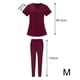 thumbnail image 3 of Enfermería Scrub Set Top Pantalones Transpirable Trabajo Uniforme para Enfermera Yoga Jogger, 3 of 5
