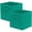 Forest Green, variant on YOYTOO 2 Pack Foldable Cube Storage Bins, 11" Collapsible Fabric Cube Organizer Baskets Bins, Black