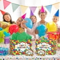 thumbnail image 4 of Large Building Blocks Birthday Gift Bag Happy Wrapping with Handles, Tissue Paper, Greeting Card for Kids Boys Girls Bricks Theme Party Decorations Supplies, 4 of 4