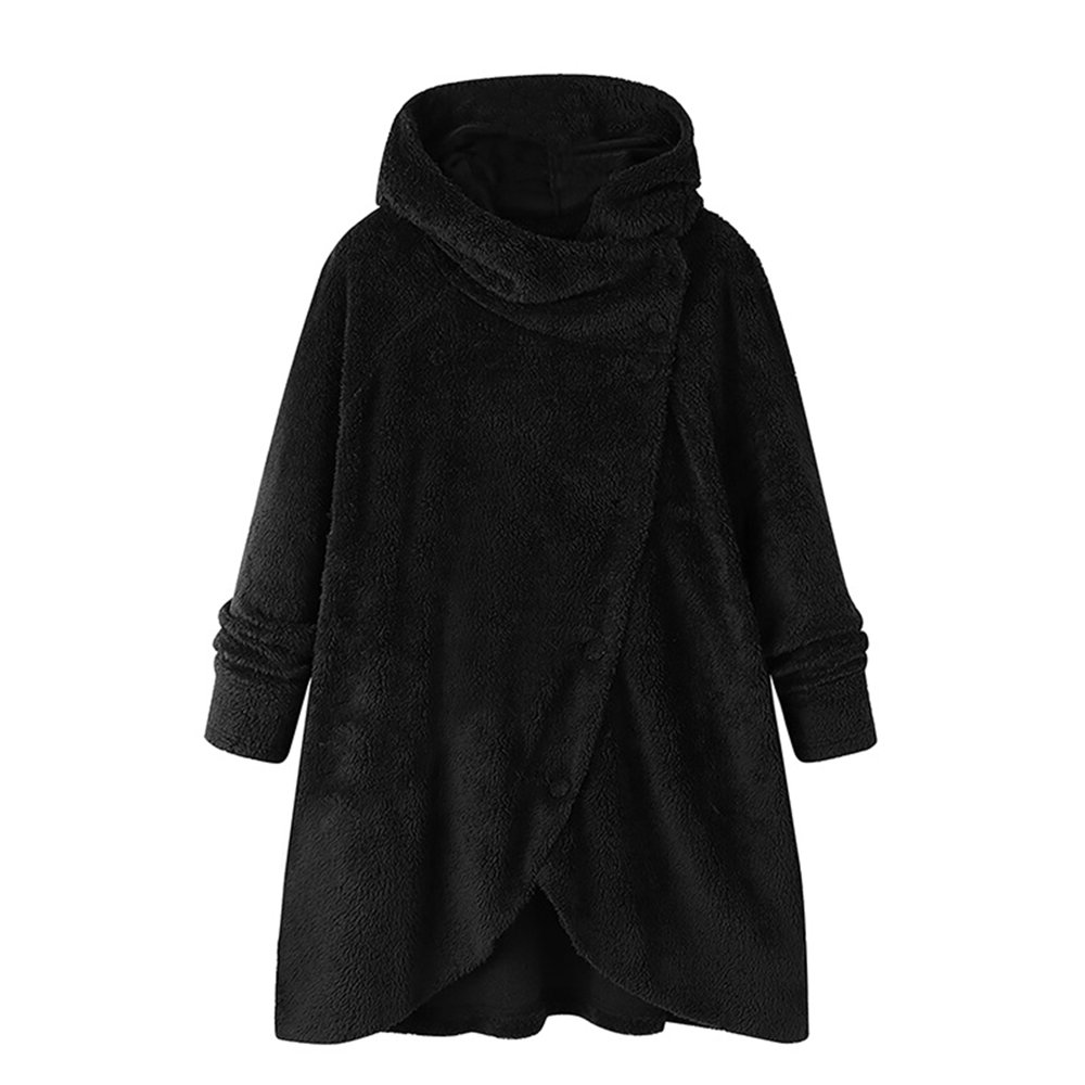 black fluffy jumper zara
