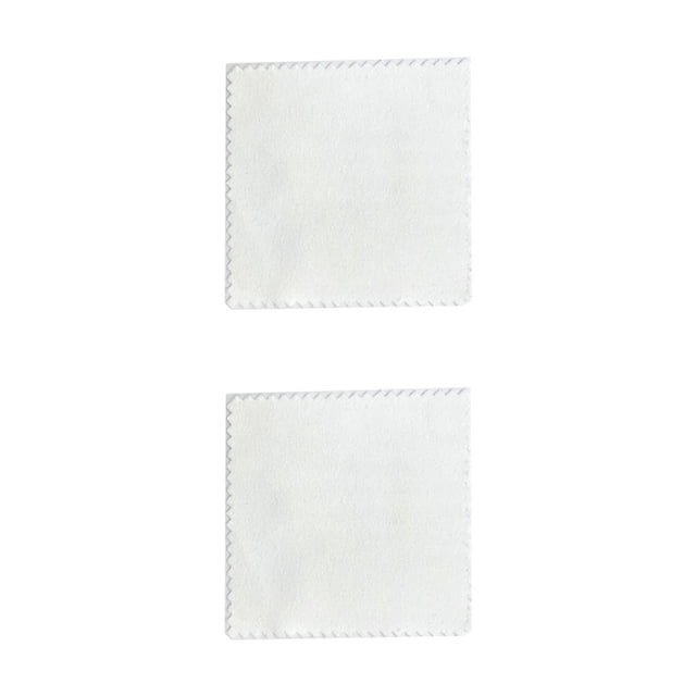 Toystoory 100 piezas de paño de pulido de limpieza de joyería de oro cuadrado de doble cara suministros de mantenimiento brillante gris Type8 NO8