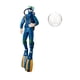 thumbnail image 5 of Figura de buzo en miniatura con bola, adorno de juguete, modelo de buceo, figura de buzo, decoración para pecera, colección de acuarios. Azul 35 x 32 x 122 cm, 5 of 10