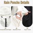 thumbnail image 4 of Poncho impermeable, transpirable y ligero con capucha para actividades al aire libre, 4 of 4