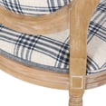 thumbnail image 4 of Christopher Knight Home 7-Piece French Country Extendable Dining Table with Upholstered Chairs, Natural+Blue Plaid, 4 of 16