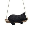 thumbnail image 4 of Hi-Line Gift Ltd. Suspended Cub Serenity: Striking Black Hanging Bear Polyresin Figurine, 4 of 6