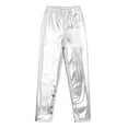 thumbnail image 3 of CHICTRY Girls Metallic Dance Gymnastics Pants Skinny Athletic Leggings Dancewear, 3 of 6