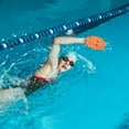 thumbnail image 2 of Ofertas Únicas 1 Par de Palas de Natación Unisex Aletas de Mano Pequeñas Naranjas, 2 of 6