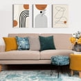 thumbnail image 2 of Boho Wall Art Canvas Prints: Minimalist Wall Art Aesthetic Geometric Mid Century Modern Wall Decor for Bedroom Bathroom Office Art Prints Set of 3 (12"x16")…, 2 of 6