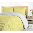thumbnail image 5 of Ambesonne Abstract Duvet Cover Sets, Lively Animal Skin Pattern, 2-Queen, Yellow and White, 5 of 7