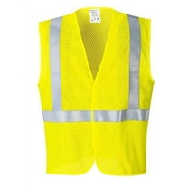 Portwest UMV21 ARC Rated FR Protective Mesh Vest Yellow, 4X-Large
