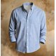 thumbnail image 3 of Ceisia Men Fashion Casual Short Sleeve Turndown Collar Button Front Versatile Gift Daily Work Party Blouse Shirt Top, 3 of 5