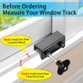thumbnail image 2 of GHSDFBB Window Locks,6 Sets Sliding Window Locks With Key for Vertical & Horizontal Sliding Windows Doors,Easv to Install,Adjustable Security Window Lock for Patio Bedroom Home and Office (Black, 2 of 7