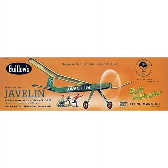 Guillow's Javelin Rubber Powered Endurance Flyer