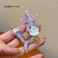 thumbnail image 2 of 5Pcs Girls Beach Headdress Hair Accessories Princess Ocean Series Bang Clip Barrette Mermaid Hairpins Shell Starfish Hair Clips BLUE-5PCS, 2 of 7