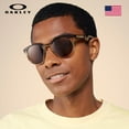 thumbnail image 6 of Oakley OO9242 HSTN Round Shaped Non-Polarized Sunglasses for Men - Includes Official Eyewear Kit - Dark Amber/Light Curry Frame with Prizm Tungsten Lens, 6 of 6