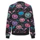 thumbnail image 5 of Chaqueta bomber informal con estampado de calabaza para mujer, abrigo ligero con cremallera y estampado floral para primavera y otoño, 5 of 5