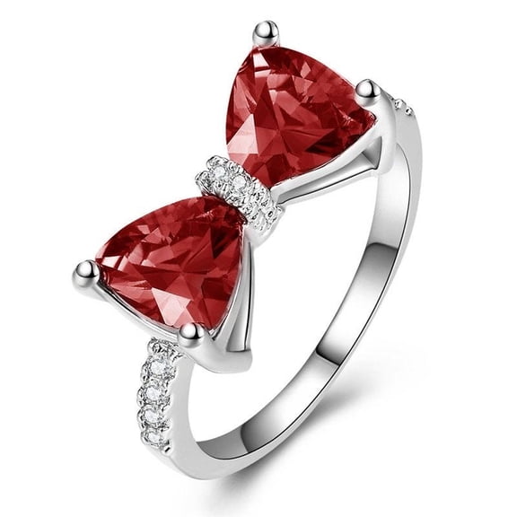 Faty-T 925 Sterling Silver Infinity Love Knot Ring for Women,Cubic Zirconia Promise Stackable Ring, Minimalist Wedding Band & Forever Jewelry Gift