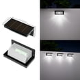 thumbnail image 2 of Luces LED para Exteriores  Lámpara Solar Escalones 4 Uds. Impermeables Pasillo Escaleras Cubierta, 2 of 9