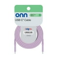 thumbnail image 6 of onn USB-C to USB-C 6-foot Charging Cable - Purple, 6 of 6
