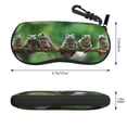 thumbnail image 3 of Picia Australian White Tree Frog Sitting on Branch Print Sunglasses Case, Eyeglasses Case Protector Large Glasses Case, Key Lock Case Protective Glasses Holder Eyeglasses Cases, 3 of 8