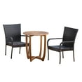 thumbnail image 7 of Noble House Camden 3 Piece Wood Top Patio Bistro Set in Teak, 7 of 7