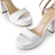 thumbnail image 4 of Sandalia DREAM PAIRS SDHS2423W Blanca con Plataforma y Tacón Grueso, 4 of 6