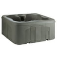 thumbnail image 3 of LifeSmart 4-Person 13-Jet Plug & Play Square Hot Tub with Thermal Cover and Steps, Taupe, 3 of 13