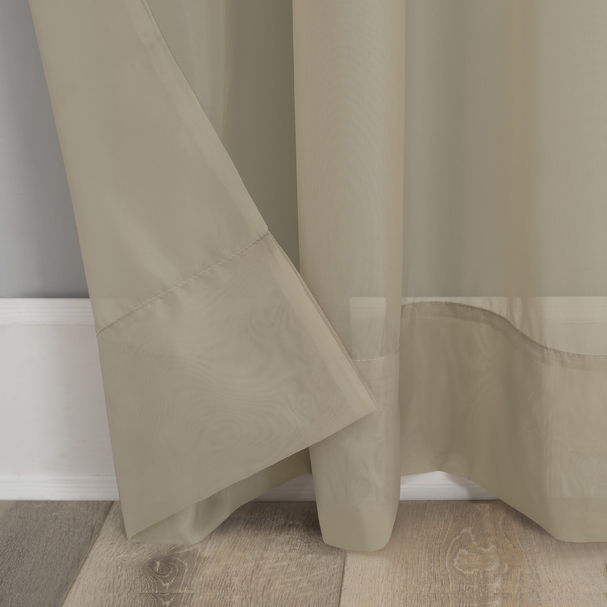 No. 918 Juliette Voile Sheer Rod Pocket Curtain Panel (Single Curtain Panel Only)