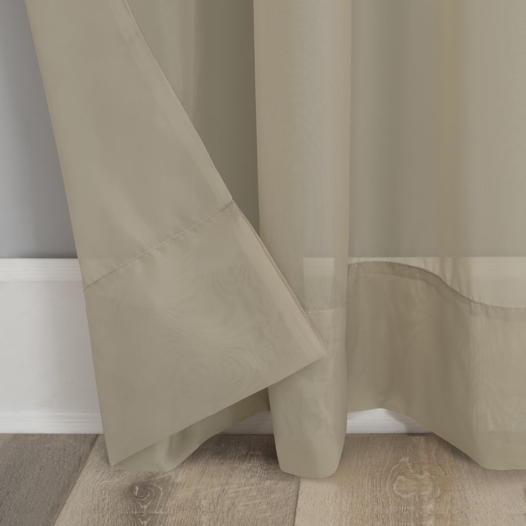 No. 918 Juliette 59" x 84" Voile Sheer Rod Pocket Curtain photo 4