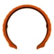 thumbnail image 1 of Cubierta de volante de cuero sintético PU, protector de volante de ABS para automóvil, naranja, 1 pieza, 1 of 6