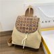 thumbnail image 2 of Mochila tejida Bohemia con borlas para mujer, bolso escolar de paja hecho a mano, informal, pequeño, Verano Fivean unisex, 2 of 2
