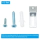 thumbnail image 3 of Hardware de soporte para pizarra blanca Uxcell, 12 juegos de colgador de pared para pizarra blanca, fijación para instalación de pizarra borrable, 3 of 7